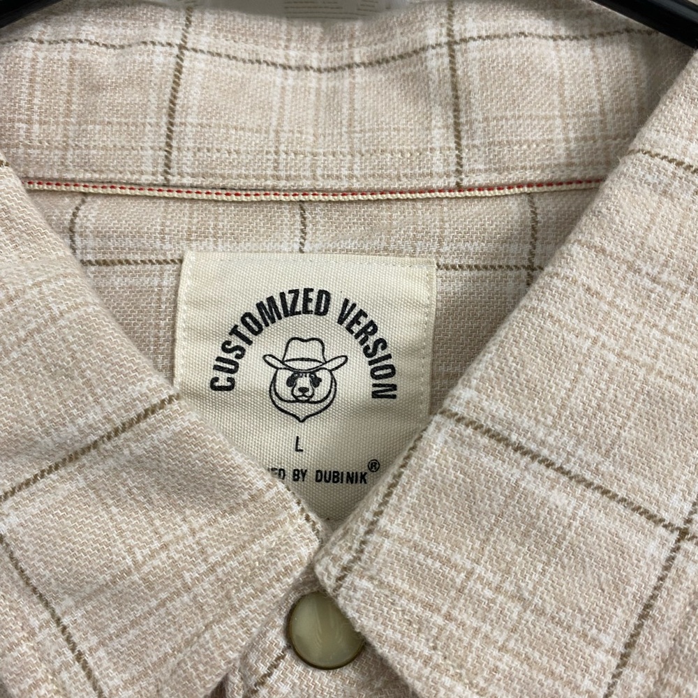 Plaid Button-Up Shirt